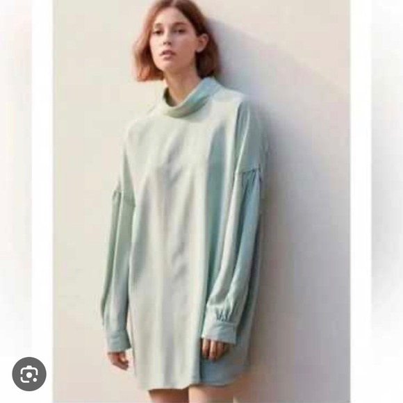 Black silk mini dress size xxs - Picture 4 of 5